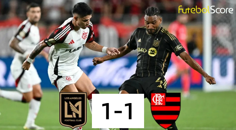Flamengo arranca empate contra o LAFC e segue invicto no Mundial antes de duelo com o Bayern